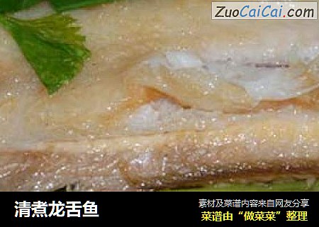 清煮龙舌鱼