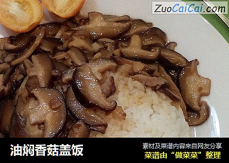 油焖香菇盖饭