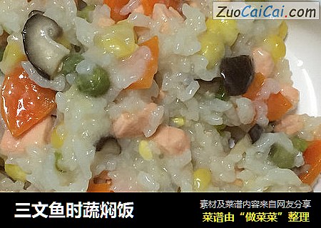 三文鱼时蔬焖饭