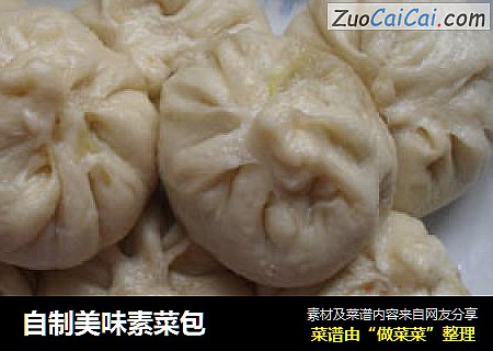 自制美味素菜包