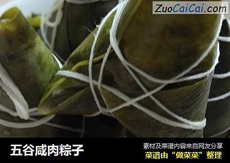 五谷咸肉粽子