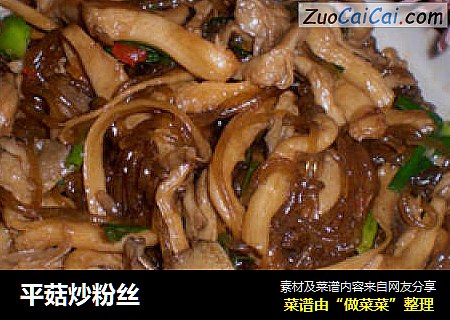 平菇炒粉丝