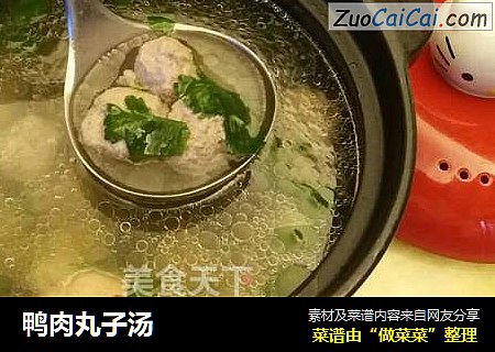 鸭肉丸子汤