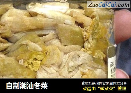 自制潮汕冬菜