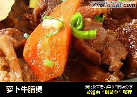 萝卜牛腩煲