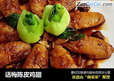 话梅陈皮鸡翅