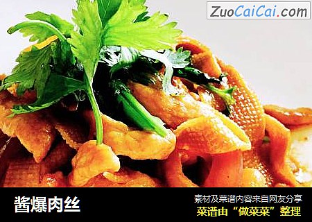 酱爆肉丝
