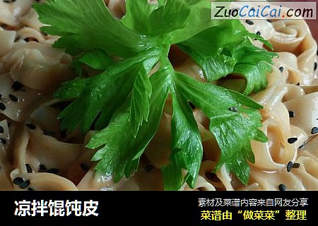 凉拌馄饨皮