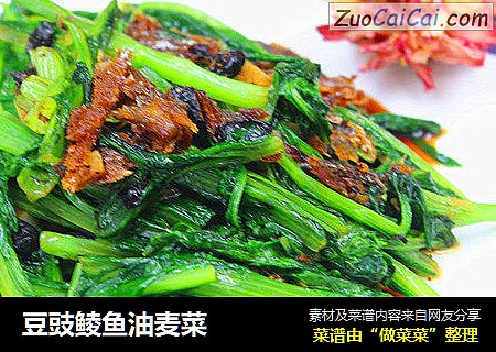 豆豉鲮鱼油麦菜