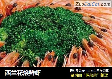 西兰花烩鲜虾