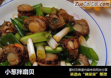 小葱拌扇贝