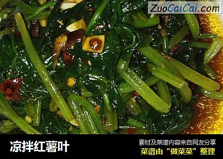 凉拌红薯叶