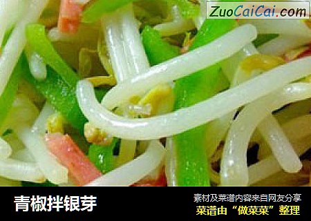 青椒拌银芽