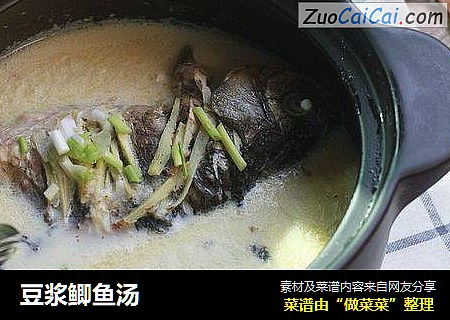豆浆鲫鱼汤