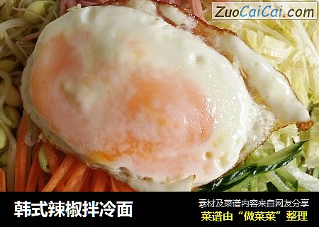 韩式辣椒拌冷面