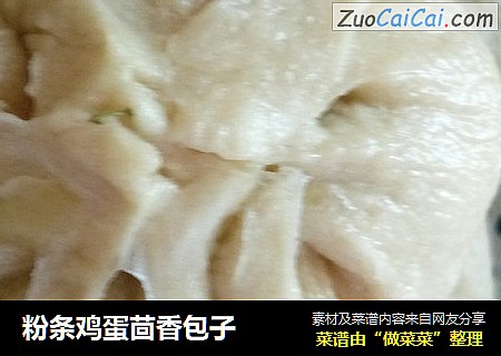粉条鸡蛋茴香包子