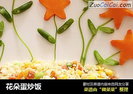 花朵蛋炒饭