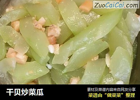 干贝炒菜瓜