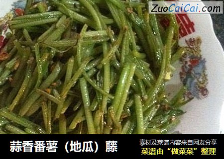 蒜香番薯（地瓜）藤