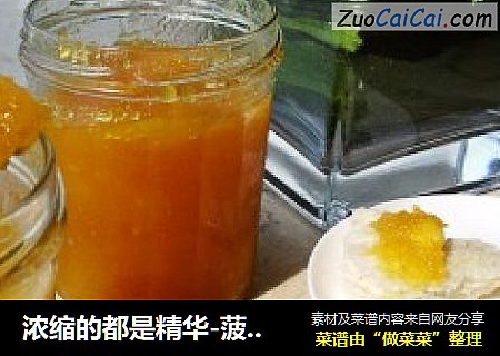浓缩的都是精华-菠萝果酱