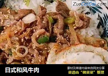 日式和风牛肉
