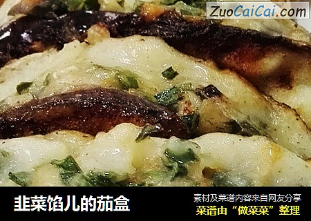 韭菜馅儿的茄盒