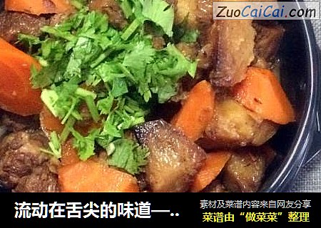 流动在舌尖的味道—胡萝卜土豆炖牛肉
