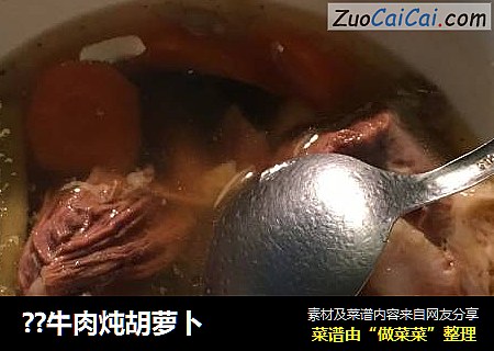 ??牛肉炖胡萝卜