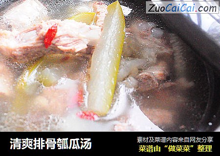 清爽排骨瓠瓜汤