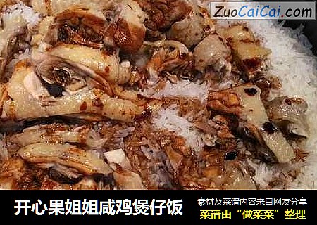 开心果姐姐咸鸡煲仔饭