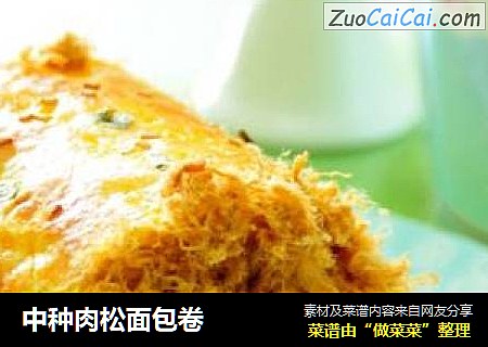 中种肉松面包卷