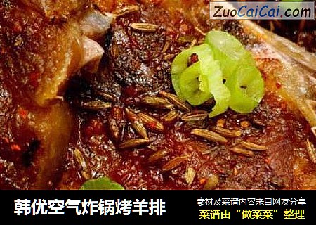 韩优空气炸锅烤羊排