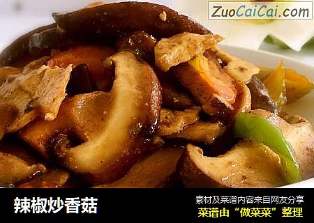 辣椒炒香菇