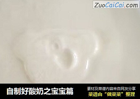 自制好酸奶之宝宝篇