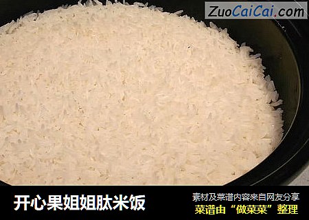 开心果姐姐肽米饭
