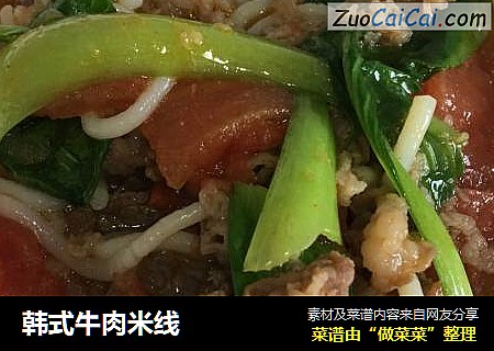 韩式牛肉米线
