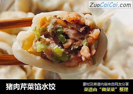 猪肉芹菜馅水饺