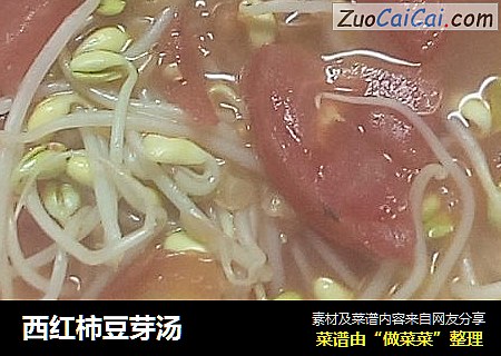 西红柿豆芽汤