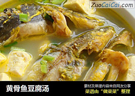 黄骨鱼豆腐汤