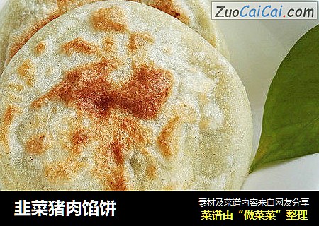 韭菜猪肉馅饼