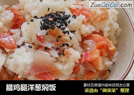 腊鸡腿洋葱焖饭