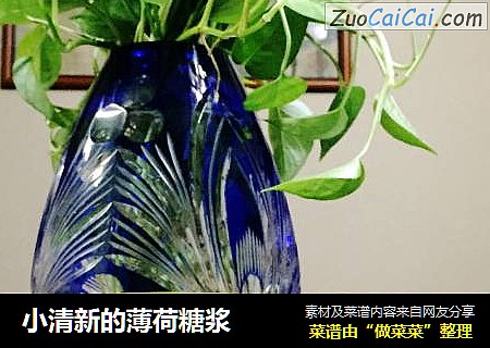 小清新的薄荷糖浆