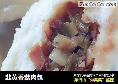 韭黄香菇肉包