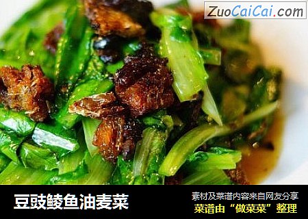 豆豉鲮鱼油麦菜
