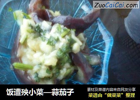 饭遭殃小菜—蒜茄子