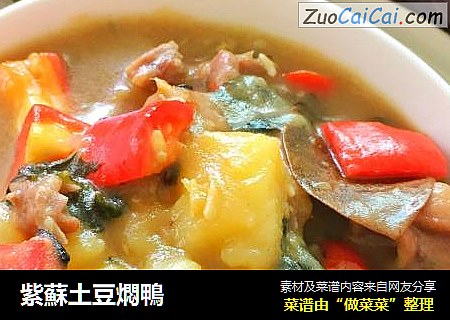 紫蘇土豆燜鴨