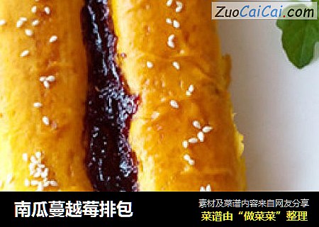 南瓜蔓越莓排包