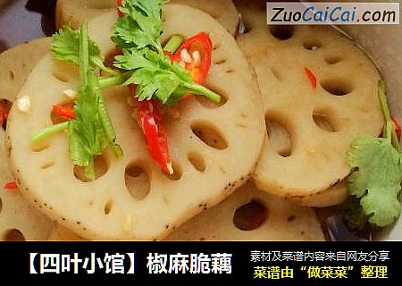 【四叶小馆】椒麻脆藕