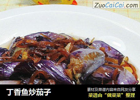 丁香鱼炒茄子 