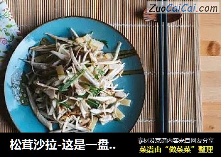 松茸沙拉-这是一盘最有品的沙拉